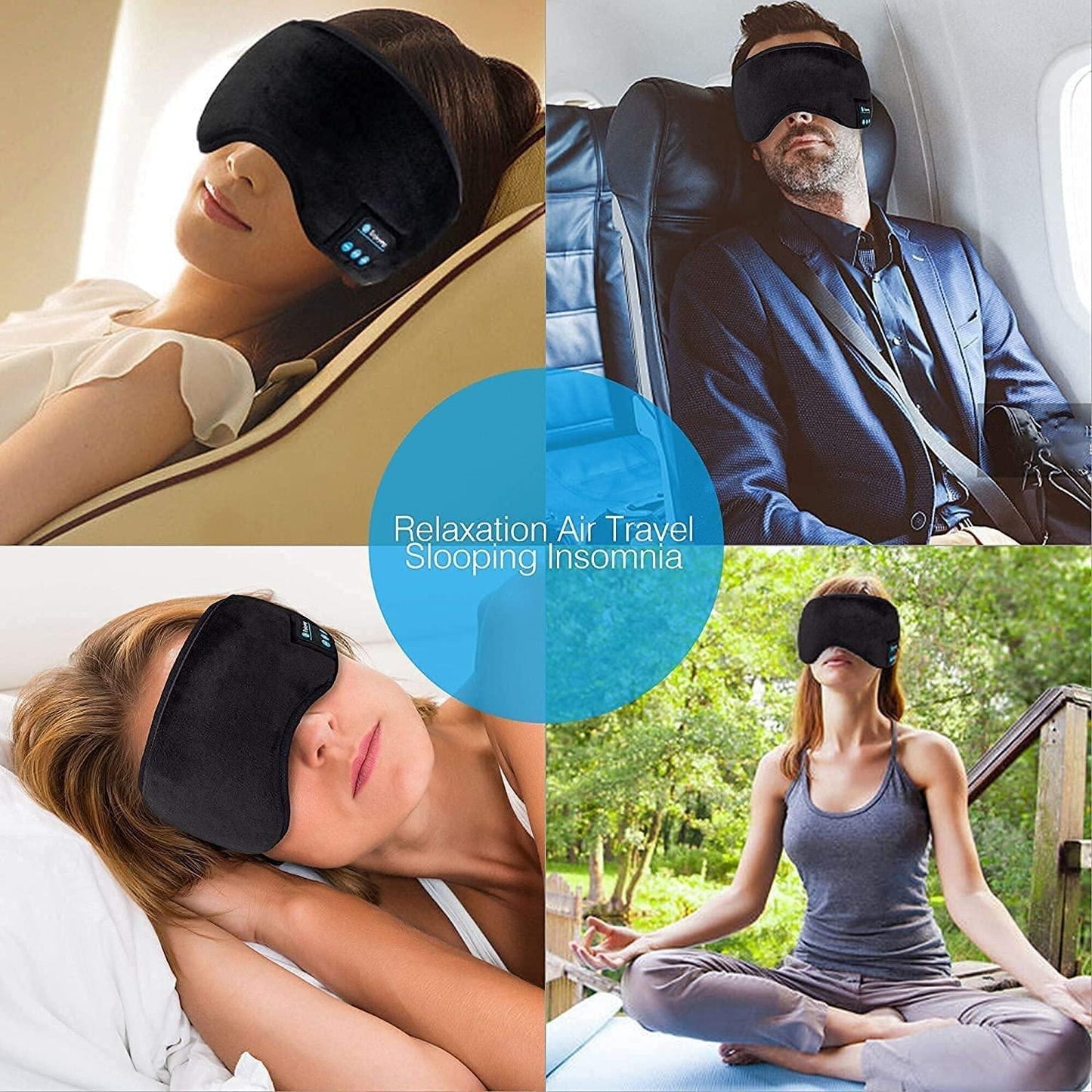 😴 Wireless Bluetooth Eye Mask with Music