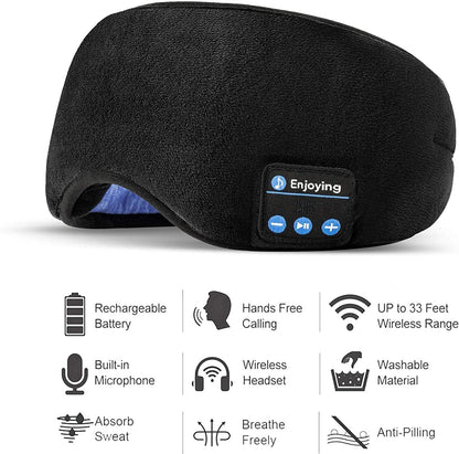 😴 Wireless Bluetooth Eye Mask with Music