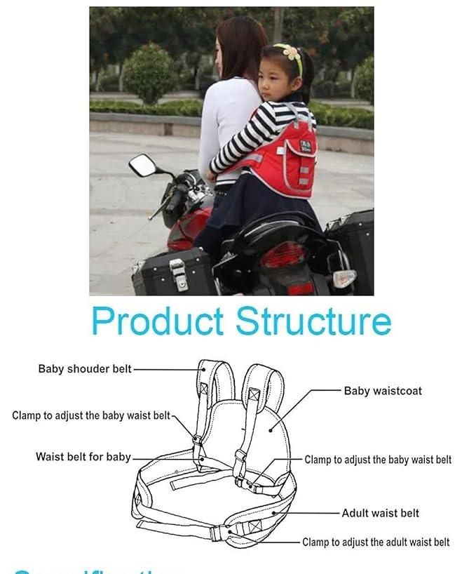 🛵 Portable Baby Seat for Scooters